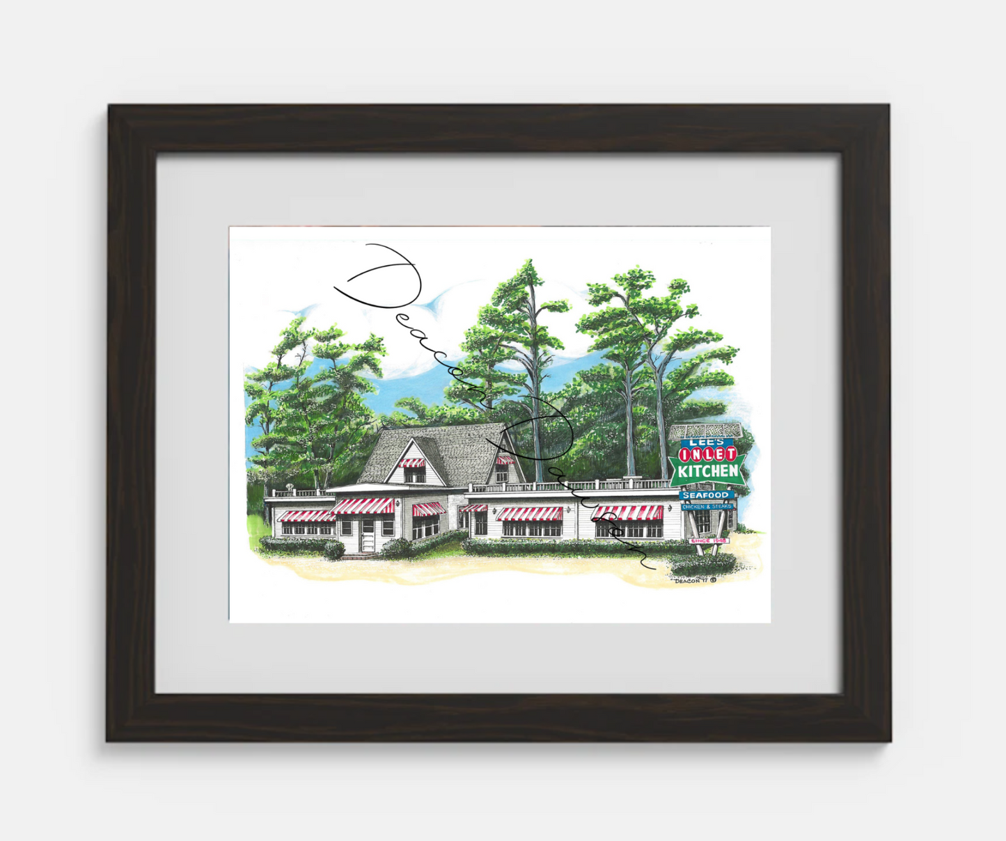 Lee's Inlet Kitchen 1973 Print