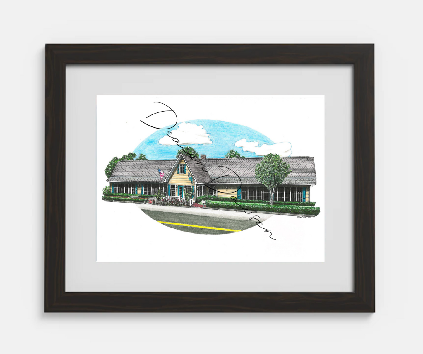 Lee's Inlet Kitchen Updated Print