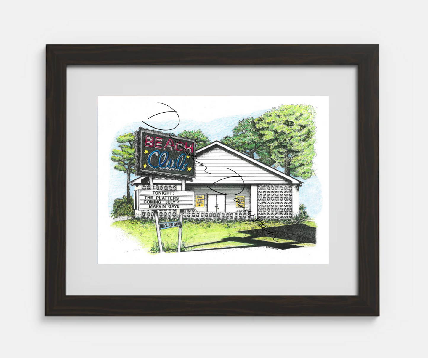 Beach Club Print