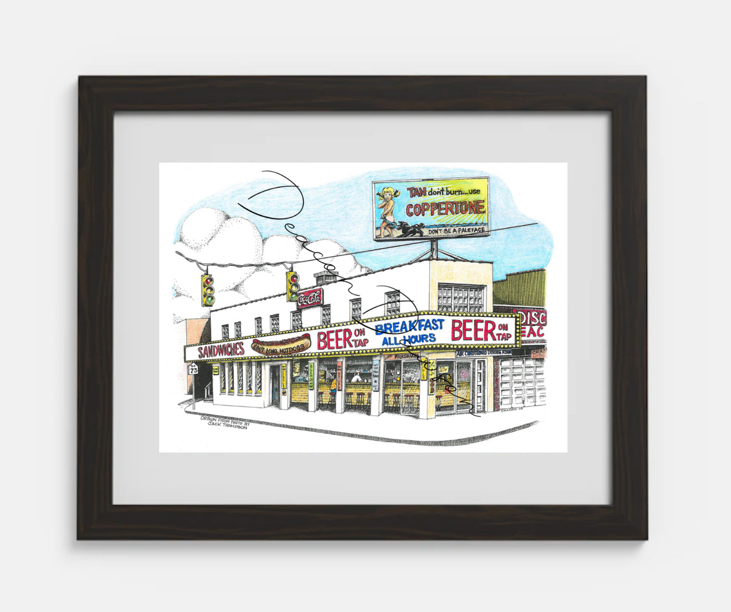 Peaches Corner Print