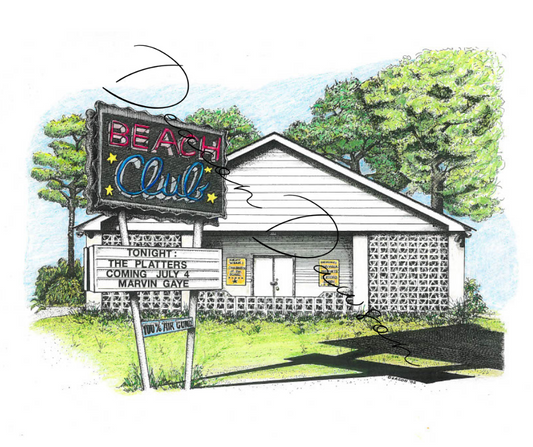 Beach Club Print