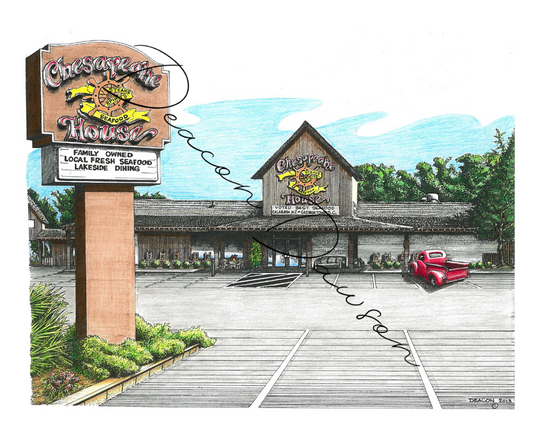 Chesapeake House Print