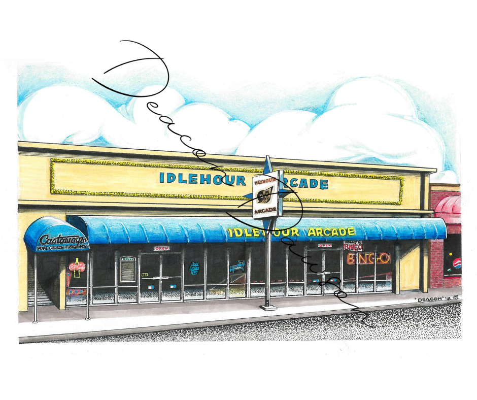 Idle Hour Arcade Print