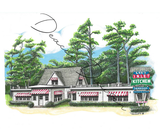 Lee's Inlet Kitchen 1973 Print
