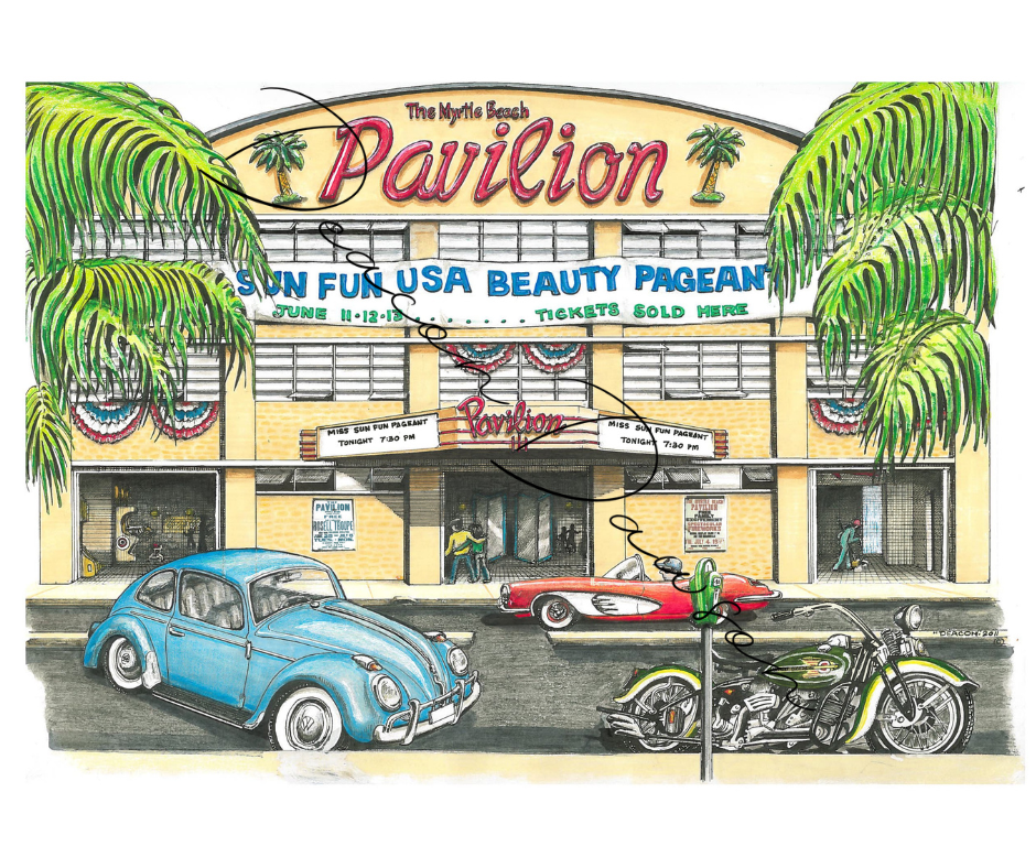 Myrtle Beach Pavilion Print Version 1