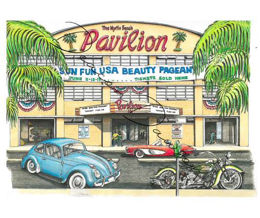 Myrtle Beach Pavilion Print Version 1