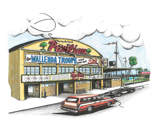 Myrtle Beach Pavilion Version 2 Print