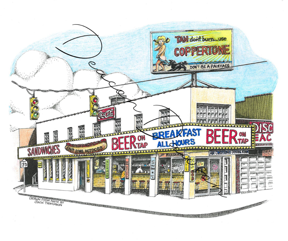 Peaches Corner Print