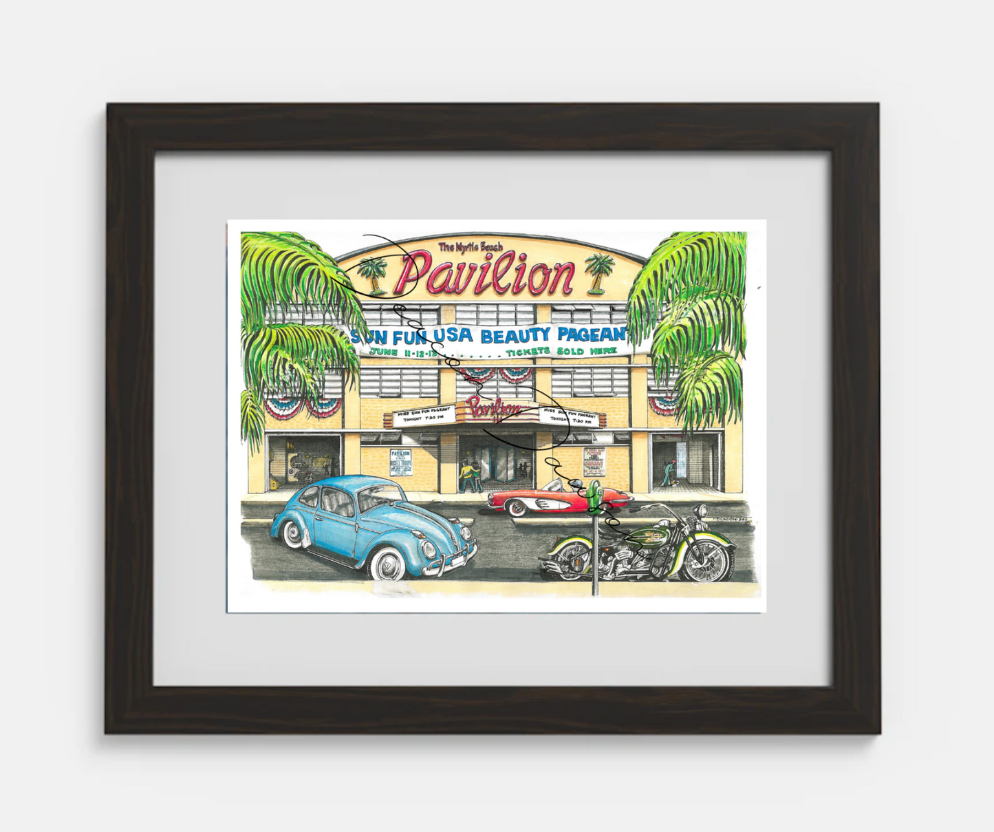 Myrtle Beach Pavilion Print Version 1